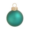 40ct Turquoise Green Glass Matte Christmas Ball Ornaments 1.25" (30mm) -Optimal Christmas Shop dwhi 28920 1 59285.1667685118