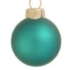 Matte Turquoise Blue Glass Ball Christmas Ornament 7" (180mm) -Optimal Christmas Shop dwhi 28928 1 67007.1667684777