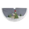 48" Gray And White Deer With Owl Christmas Tree Skirt -Optimal Christmas Shop dyno 2487223 1 75556.1667536103