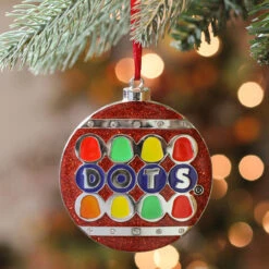3.5" Silver Plated Dots Candy Logo Christmas Ornament With European Crystals -Optimal Christmas Shop eerntil0fm98szb4s2aynumwt1tsfchz 04123.1667529752