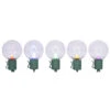 10 Multi-Color LED G40 Globe Christmas Lights - 7.5 Ft Green Wire -Optimal Christmas Shop epjxssh8mzt1tu9ggpqjx14wcobnshvj 35 1 73086.1667536020