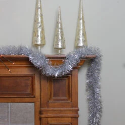 50' Traditional Shiny Silver 6 Ply Christmas Foil Tinsel Garland - Unlit -Optimal Christmas Shop ev8ruezzrqmai5c8rfui79sdkqutfkmr 66782.1667489020