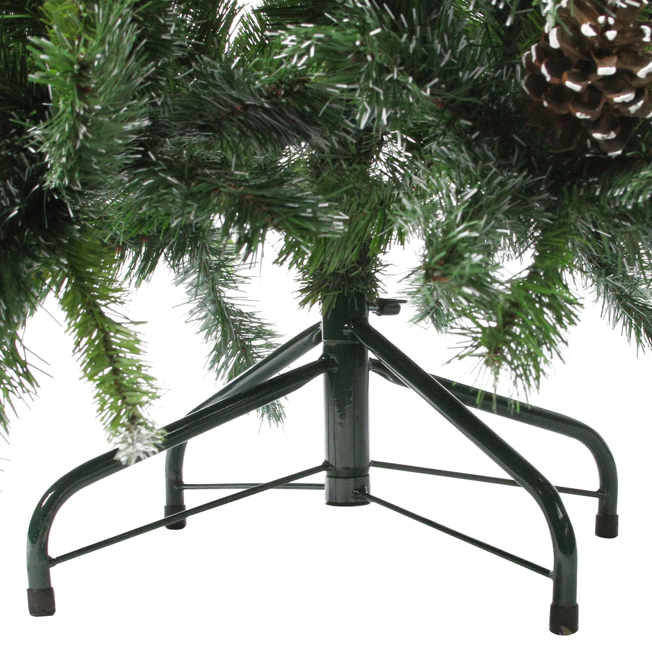 4' Snowy Delta Pine With Pine Cones Full Artificial Christmas Tree - Unlit 7 4' Snowy Delta Pine With Pine Cones Full Artificial Christmas Tree - Unlit - Image 5