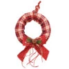 Red Plaid Christmas Wreath With Burlap Bow And Pine Accents - 16-Inch, Unlit -Optimal Christmas Shop fc0xgmkpx0osy1fxrfuspzvtz9sccaes 05939.1667662617