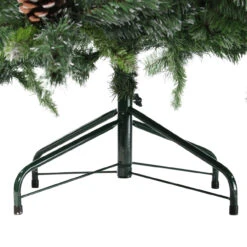 7' Full Snowy Delta Pine With Cones Artificial Christmas Tree, Unlit -Optimal Christmas Shop feeoqa2jlyi4ogcunarwvhzuevroqfwh 14654.1684869066