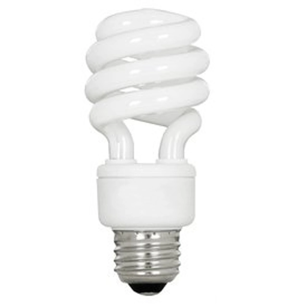 Pack Of 2 Opaque White Twist Spiral Shaped Glass CFL Light Bulb 4.25" 3 Pack Of 2 Opaque White Twist Spiral Shaped Glass CFL Light Bulb 4.25"