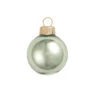 40ct Shale Green Shiny Glass Christmas Ball Ornaments 1.25" (30mm)