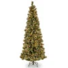 7’ Pre-Lit Glittering Pine Artificial Christmas Tree - Clear Lights -Optimal Christmas Shop gb3 377p 70x 96177.1667573366