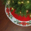 48" Christmas Traditions Red With White Mistletoe Border Christmas Tree Skirt -Optimal Christmas Shop gkfe30lexfrztifqthj4wfy2s3becfzj 06395.1667659855