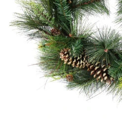 Artificial Mixed Pine With Pine Cones And Gold Glitter Christmas Wreath - 30 -Inch, Unlit -Optimal Christmas Shop gtsqyor5gibykgtdeoiarzvhiiuzytzx 16424.1667530600