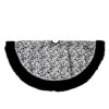 48" Black And Silver Metallic Flourish Christmas Tree Skirt With Venetian-Style Ruffled Trim 2 48" Black And Silver Metallic Flourish Christmas Tree Skirt With Venetian-Style Ruffled Trim -Optimal Christmas Shop gwrwj1si9u1zisphngfgr0yco8her72v 17907.1667533623