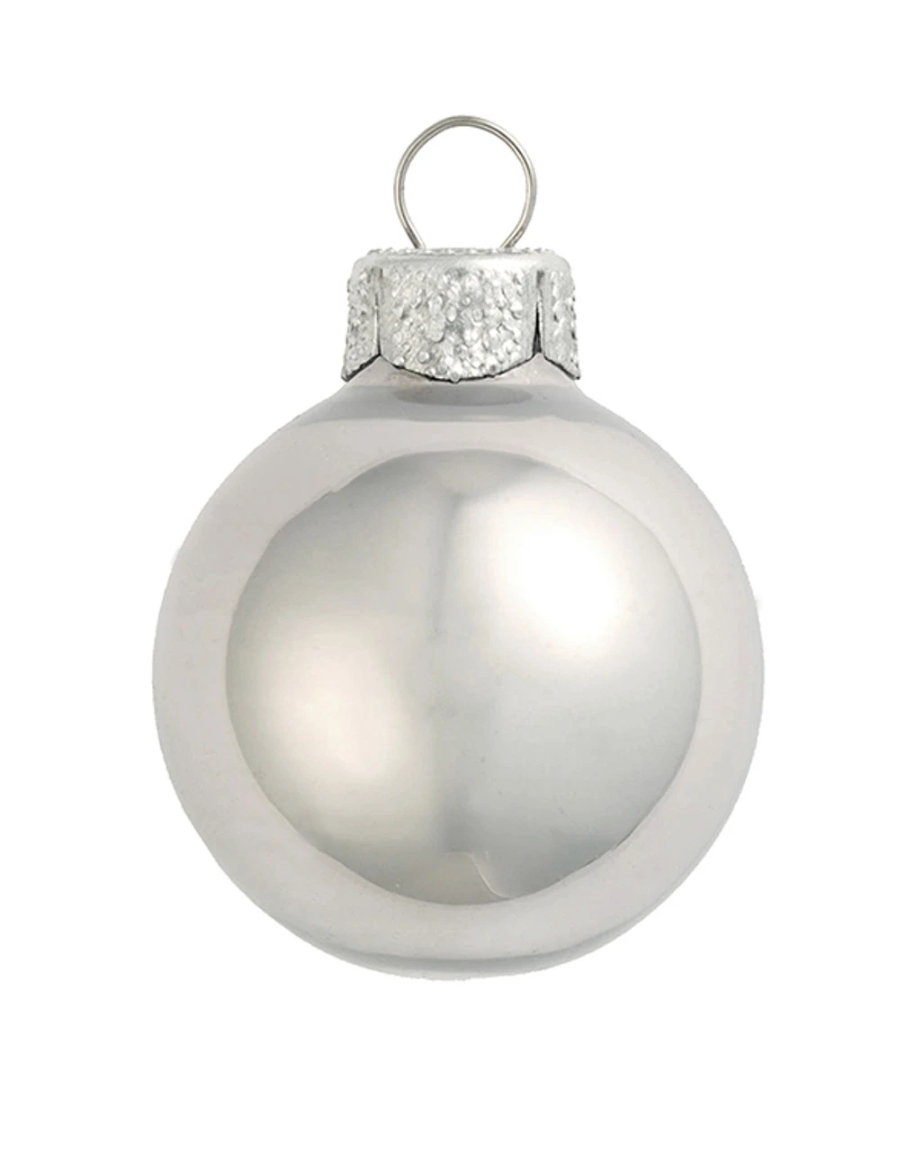 40ct Mercury Silver Glass Pearl Christmas Ball Ornaments 1.25" (30mm) 3 40ct Mercury Silver Glass Pearl Christmas Ball Ornaments 1.25" (30mm)