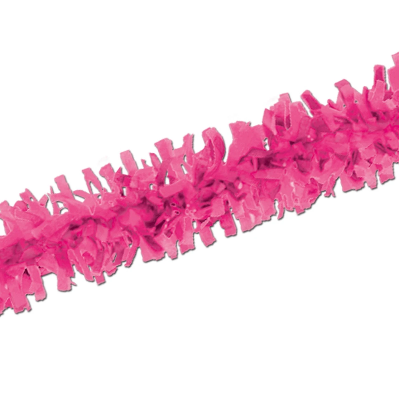 Club Pack Of 24 Bright Pink Festive Tissue Festooning Decorations 25' 3 Club Pack Of 24 Bright Pink Festive Tissue Festooning Decorations 25'