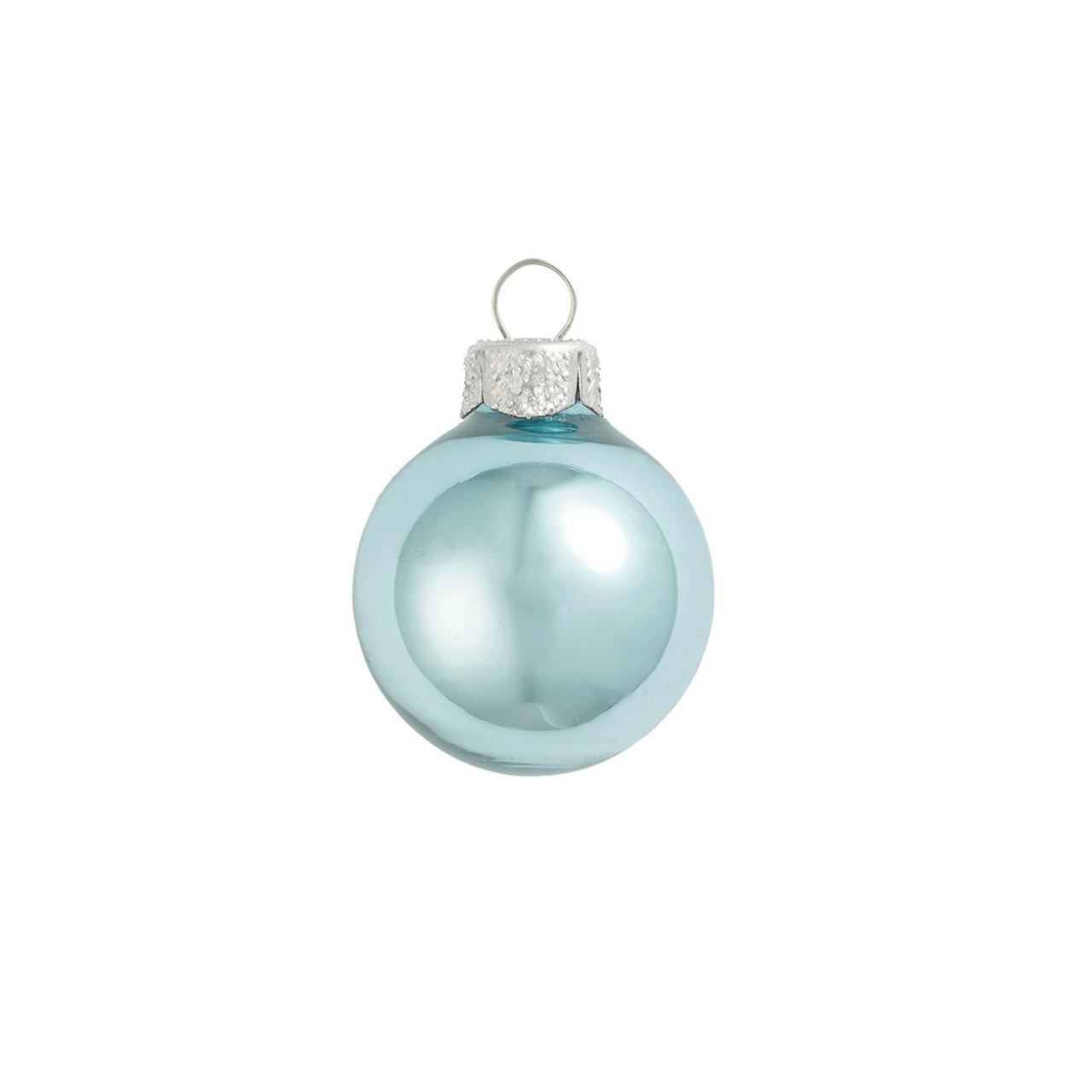 40ct Blue Shiny Finish Glass Christmas Ball Ornaments 1.25" (30mm) 3 40ct Blue Shiny Finish Glass Christmas Ball Ornaments 1.25" (30mm)
