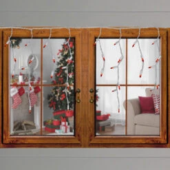 Set Of 100 Amber Orange Everglow Icicle Christmas Lights - White Wire 9 Set Of 100 Amber Orange Everglow Icicle Christmas Lights - White Wire -Optimal Christmas Shop hofert 1762 26 3 66054.1667664453