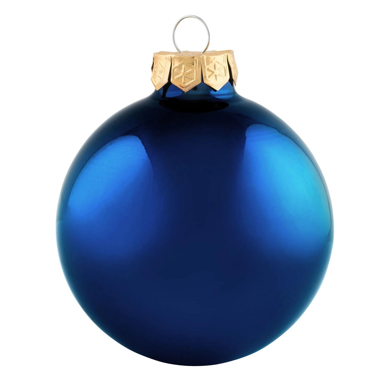 12ct Midnight Blue Matte Glass Christmas Ball Ornaments 2.75" (70mm) 3 12ct Midnight Blue Matte Glass Christmas Ball Ornaments 2.75" (70mm)