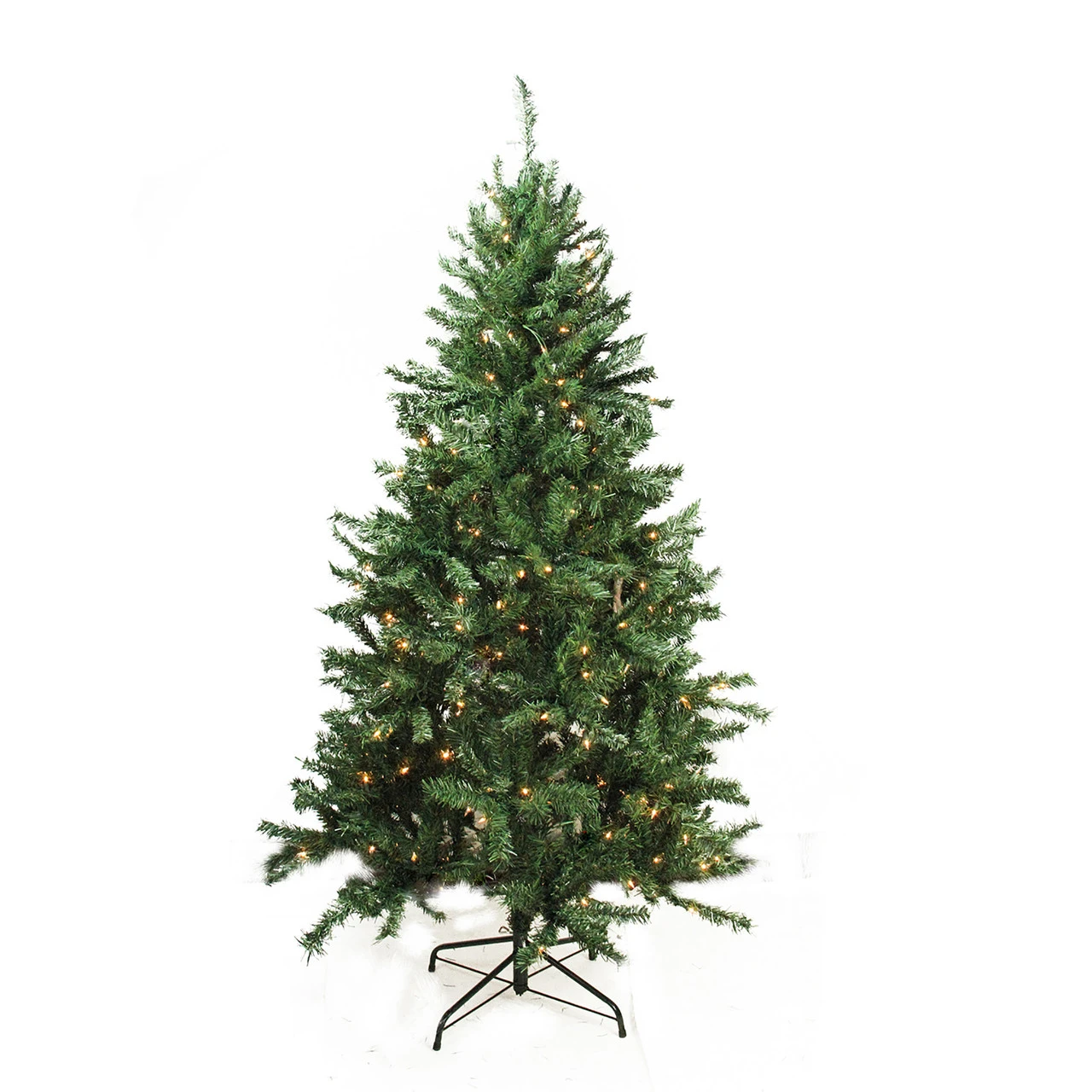 7.5' Pre-Lit Slim Traditional Mixed Pine Artificial Christmas Tree - Clear Lights 3 7.5' Pre-Lit Slim Traditional Mixed Pine Artificial Christmas Tree - Clear Lights