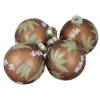 4ct Brown And Gold 2-Finish Floral Glass Christmas Ball Ornaments 3.25" (80mm) -Optimal Christmas Shop idgc8xvhhzdmffqp9sh0gkz5xw66opc4 09133.1667596997