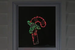 18" Lighted Candy Cane With Holly Christmas Window Silhouette Decoration 8 18" Lighted Candy Cane With Holly Christmas Window Silhouette Decoration -Optimal Christmas Shop igqhnafdfc7expszdln9jjpawlbhhnye 11597.1667488672