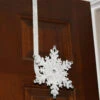 17" Sparkling White Glittering Jeweled Snowflake Over-the-Door Christmas Wreath Hanger -Optimal Christmas Shop imivtagrtmbatfhdxroswbfkuistqppd 12355.1667663582