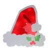 12.5" Lighted White And Red Santa Hat Christmas Window Silhouette Decoration 2 12.5" Lighted White And Red Santa Hat Christmas Window Silhouette Decoration -Optimal Christmas Shop impact 13408 1 25560.1667491053