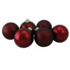 6ct Burgundy Red 2-Finish Glass Ball Christmas Ornaments 3.25" (80mm) 1 6ct Burgundy Red 2-Finish Glass Ball Christmas Ornaments 3.25" (80mm) -Optimal Christmas Shop irzqzpyqthhpxouixkaitnbttyhl7ckp 98859.1667655078