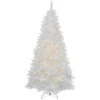 7.5' Pre-Lit Iridescent White Alaskan Pine Artificial Christmas Tree - Clear Lights -Optimal Christmas Shop item v94186temp 48859.1681321942