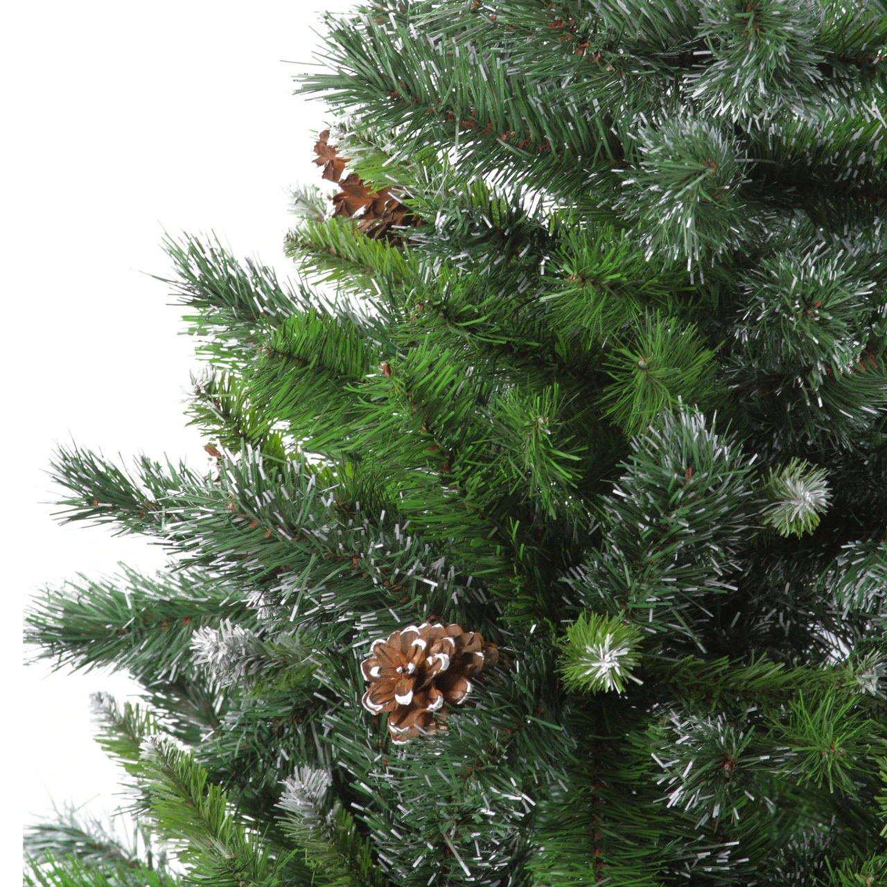 4' Snowy Delta Pine With Pine Cones Full Artificial Christmas Tree - Unlit 5 4' Snowy Delta Pine With Pine Cones Full Artificial Christmas Tree - Unlit - Image 3