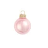 12ct Pale Pink Pearl Glass Christmas Ball Ornaments 2.75" (70mm)