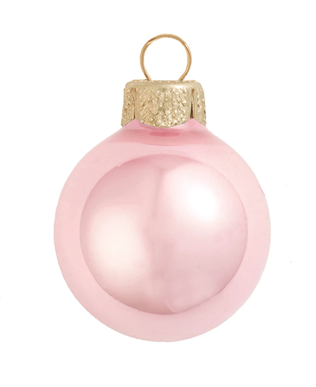 4ct Pearl Pale Pink Glass Christmas Ball Ornaments 4.75" (120mm) 3 4ct Pearl Pale Pink Glass Christmas Ball Ornaments 4.75" (120mm)