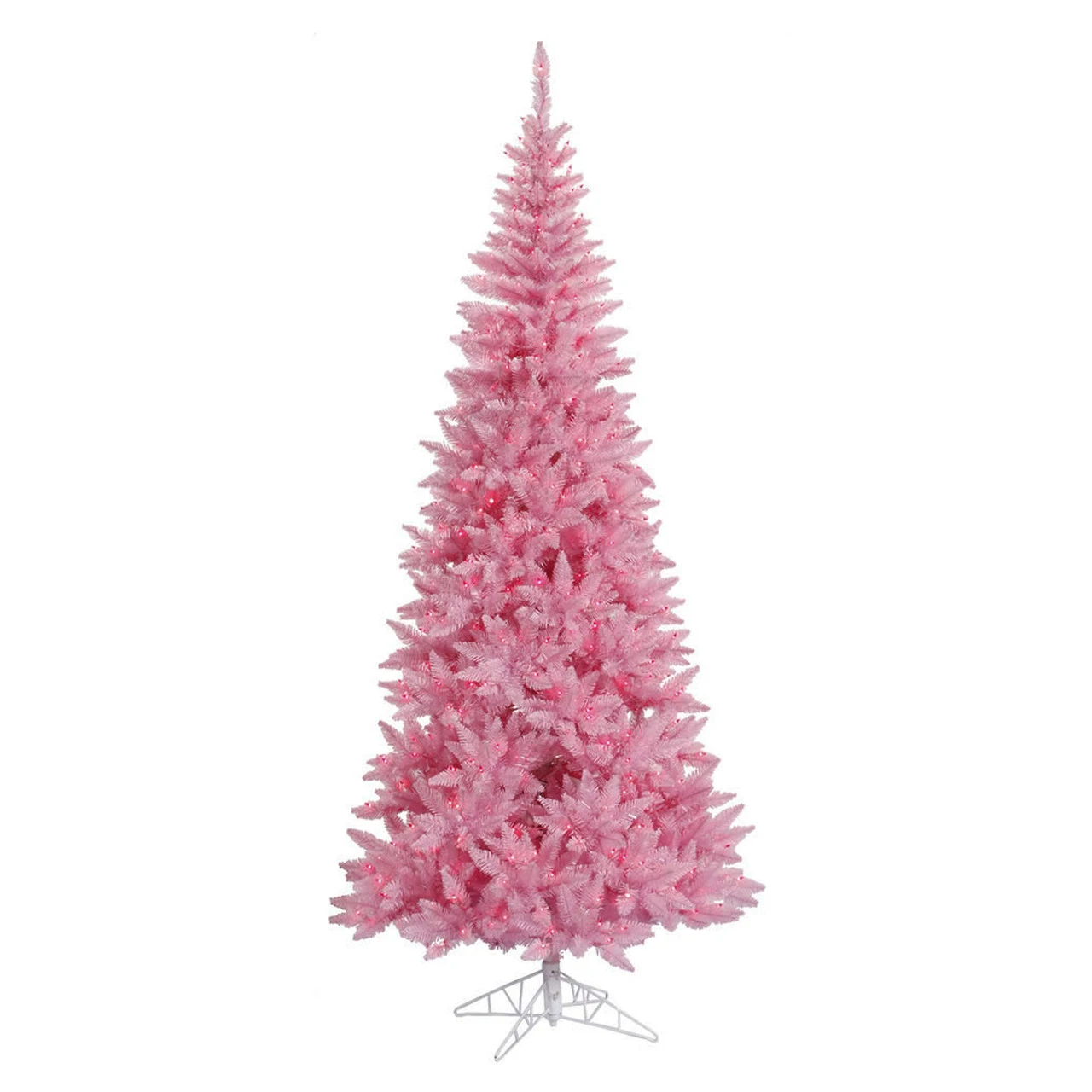 10' Pre-Lit Medium Pink Ashley Spruce Artificial Christmas Tree - Clear And Pink Lights 3 10' Pre-Lit Medium Pink Ashley Spruce Artificial Christmas Tree - Clear And Pink Lights
