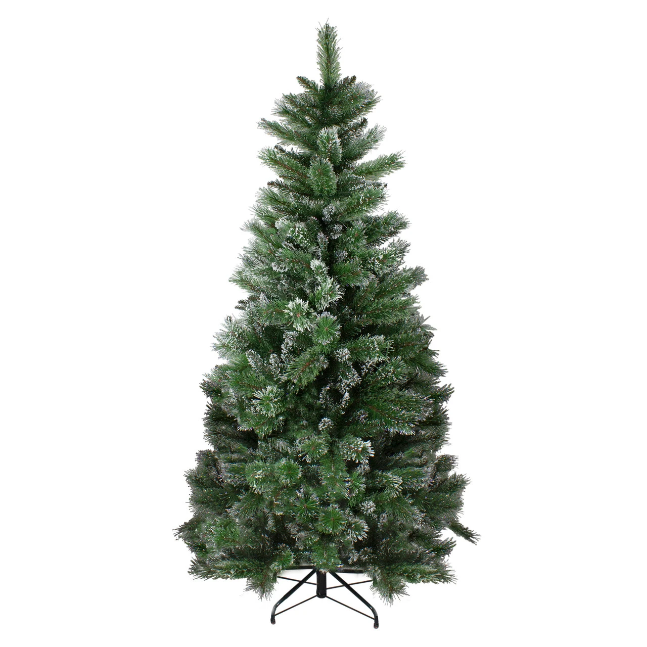 6' Snowy Mixed Montana Pine Artificial Christmas Tree - Unlit 3 6' Snowy Mixed Montana Pine Artificial Christmas Tree - Unlit