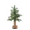 2' Pre-Lit Medium Woodland Alpine Artificial Christmas Tree - Clear Lights