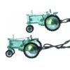 Set Of 10 Country Heritage Green Farm Tractor Christmas Lights - 9 Ft Green Wire -Optimal Christmas Shop ksa20ul0527gr 79321.1667509411