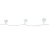 40-Count Cool White Iridescent Snowball LED Christmas Lights - 19.2 Ft White Wire -Optimal Christmas Shop ksa 781344 1 41054.1667662914