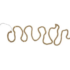 Warm White LED Brown Cotton Rope Fairy Lights And Timer 9.8 Feet -Optimal Christmas Shop ksa bat0305nbww 59955.1667563023