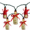 Set Of 10 Pink And Red Champagne Bottles Summer Lights -Optimal Christmas Shop ksa ul4277 1 53568.1678120037