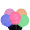 10 Pink And Blue Mini Glass LED Christmas Lights - 15 Ft Black Wire -Optimal Christmas Shop ksa ul5001 1 98582.1667663688