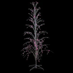 4' Pink LED Lighted Christmas Cascade Twig Tree Outdoor Decoration 5 4' Pink LED Lighted Christmas Cascade Twig Tree Outdoor Decoration -Optimal Christmas Shop lbinternational dvt 97613p 4mo 2 63725.1667520394