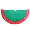 48" Green Christmas Tree Skirt With Red Gemstone Glitter Snowflake Trim -Optimal Christmas Shop lkkdidhpawcnalfiahjnhltziwne19xy 72568.1667488233