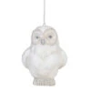 4" White Glitter Standing Owl Christmas Hanging Ornament 2 4" White Glitter Standing Owl Christmas Hanging Ornament -Optimal Christmas Shop meravic r7083 1 24620.1667578534