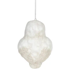 4" White Glitter Standing Owl Christmas Hanging Ornament -Optimal Christmas Shop meravic r7083 4 84036.1667578534
