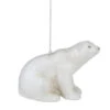 5" White Glitter Sitting Polar Bear Christmas Hanging Ornament -Optimal Christmas Shop meravic r7084 1 80468.1667578536