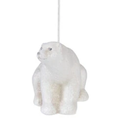 5" White Glitter Sitting Polar Bear Christmas Hanging Ornament 7 5" White Glitter Sitting Polar Bear Christmas Hanging Ornament -Optimal Christmas Shop meravic r7084 2 73470.1667578536
