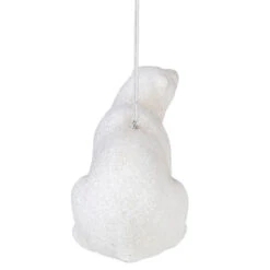 5" White Glitter Sitting Polar Bear Christmas Hanging Ornament 8 5" White Glitter Sitting Polar Bear Christmas Hanging Ornament -Optimal Christmas Shop meravic r7084 4 33576.1667578537