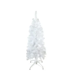 4.5' Pencil White Winston Pine Artificial Christmas Tree - Unlit