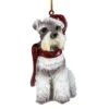 3.5" Gray Mini Schnauzer Dog Christmas Ornament 2 3.5" Gray Mini Schnauzer Dog Christmas Ornament -Optimal Christmas Shop minis 1 11799.1667614655