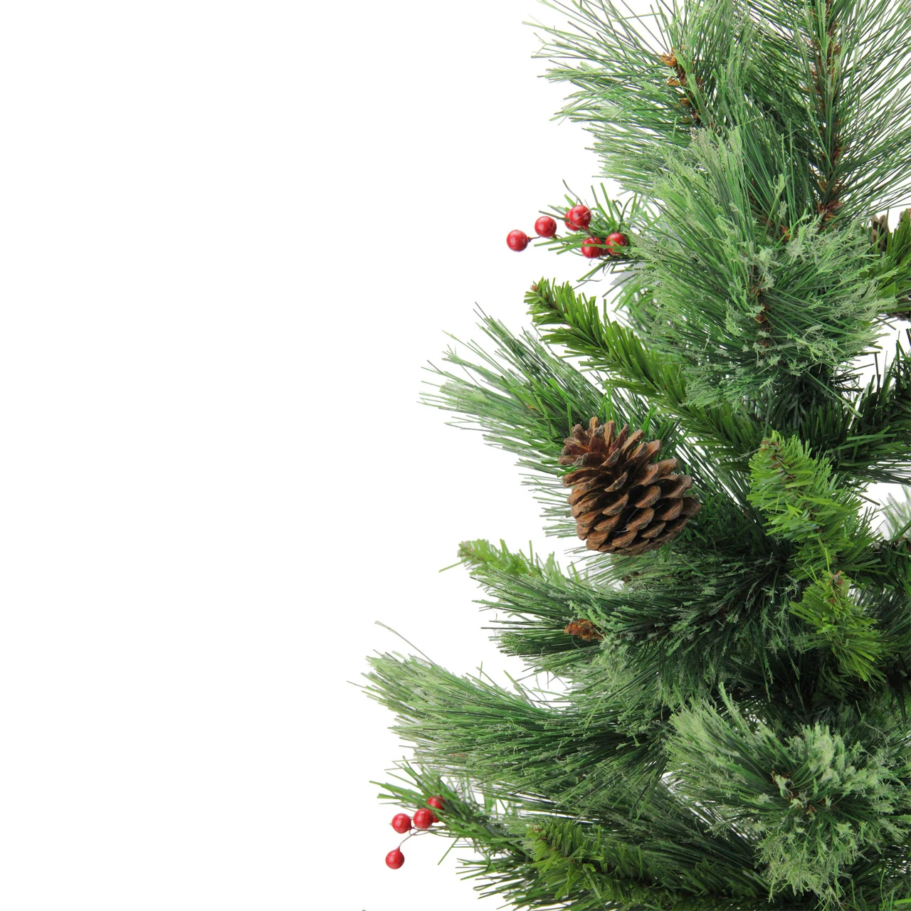 24" Mixed Cashmere Berry Pine Medium Artificial Christmas Tree - Unlit 5 24" Mixed Cashmere Berry Pine Medium Artificial Christmas Tree - Unlit - Image 3