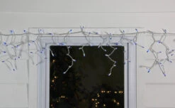 50 Blue Mini Window Curtain Icicle Christmas Lights - 2.6 Ft White Wire 7 50 Blue Mini Window Curtain Icicle Christmas Lights - 2.6 Ft White Wire -Optimal Christmas Shop northlight20ha16041 1 10783.1667576208