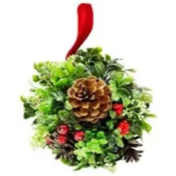 7" Green And Red Glittered Berry With Pine Cone Christmas Topiary Ball Ornament 7 7" Green And Red Glittered Berry With Pine Cone Christmas Topiary Ball Ornament -Optimal Christmas Shop northlight20kji85824 03 81060.1667662371
